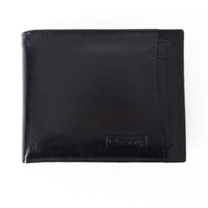 Envoy Classic Black Shine Full-Grain Leather Wallet