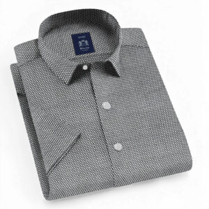 Envoy Sport Men’s Grey Regular Fit Short Sleeve Floral Shirt