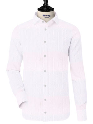 Raymond Pink Cotton Shirting Fabric with Plain Dots