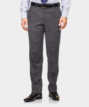 Light Grey Plain Wool/Poly/Spandex Trouser Fabric