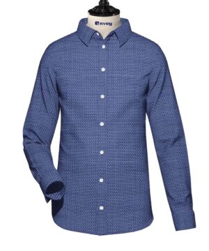 Blue Design Shirting - Envoy Classic