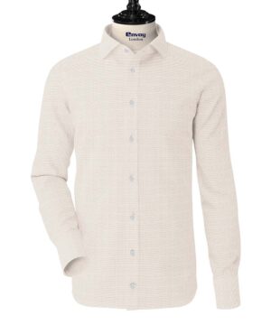 Beige Design Shirting - Envoy Premium