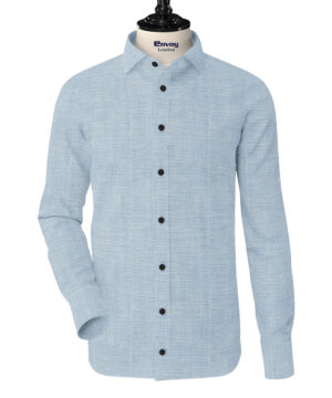 Envoy Linen Misty Grey Linen Texture