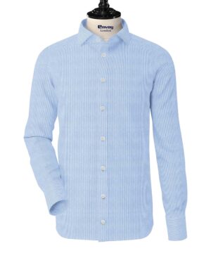 White & Blue Pin Dots