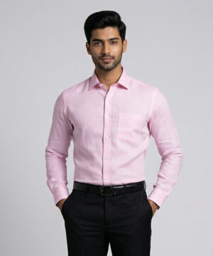 Le Bond Purple Club Men’s Pick Formal Wear Slim Fit Shirt