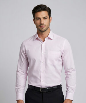 Envoy Classic Men’s Pink Formal Wear Regular Fit Shirt